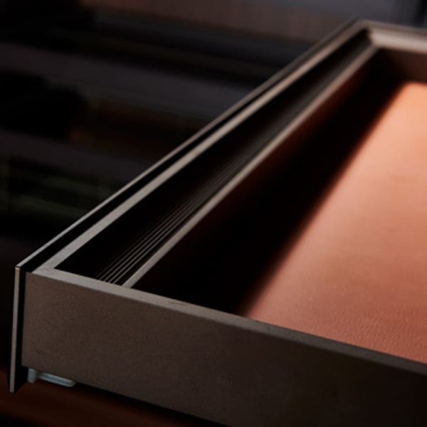 leather storage box